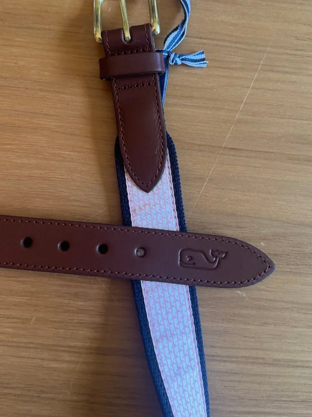 NWT Micro Whale Canvas Club Belt - Boys - Large (28)